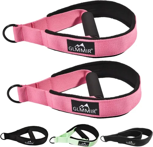 Miniatura 7 de Correas de doble bucle de pilates para Pilates Reformer, correas de anillo en D de metal para fitness, accesorios de pilates, pulseras de yoga