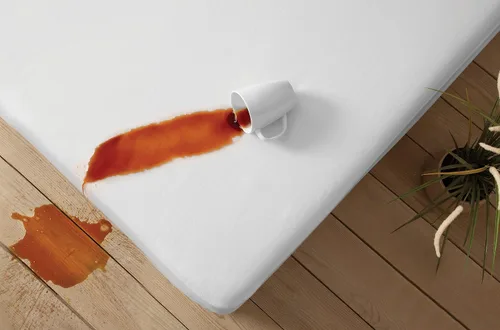 Miniatura 9 de YATAS BEDDING Microfit - Protector de colchón impermeable, sin vinilo, suave y duradero, lavable a máquina a 90°, color blanco