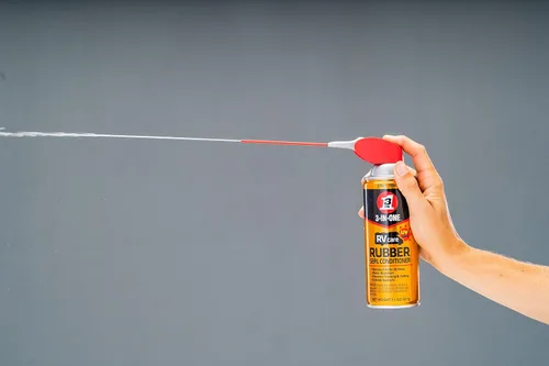 Miniatura 4 de 3-IN-ONE RVcare - Lubricante de silicona deslizante con spray de popote inteligente de 2 vías, 11 onzas y acondicionador de sello de goma RVcare