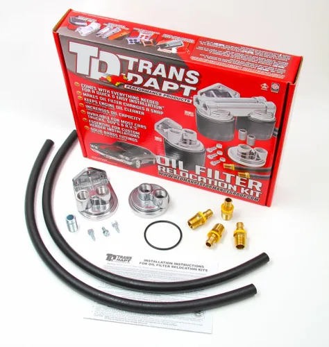 Miniatura 2 de Trans-Dapt Sistema de reubicación de filtros de aceite Performance 1113