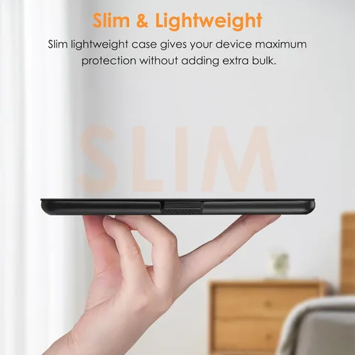 Miniatura 8 de Fintie Slimshell - Funda para Kindle Paperwhite 6.8 pulgadas (11ª generación-2021) y Kindle Paperwhite Signature Edition, liviana, de piel sintética