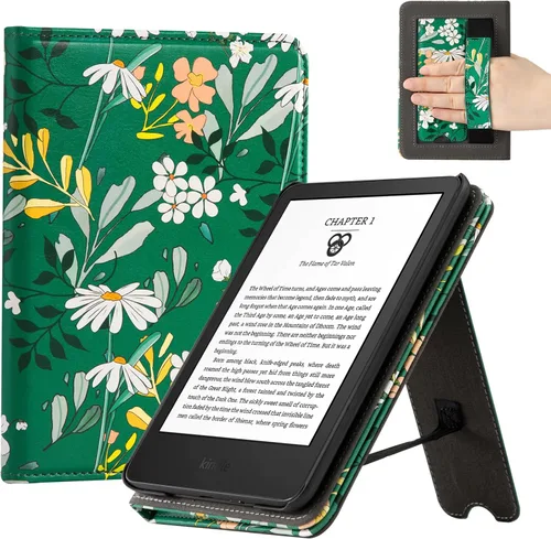 Miniatura 29 de CoBak Case for 6" E-Reader - PU Leather Smart Cover with Auto Sleep/Wake & Hand Strap