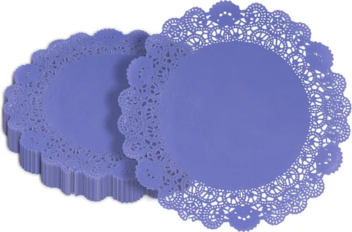 Miniatura 37 de Restaurantware Pastry Tek Blondas de Encaje de 4 x 4 Pulgadas 100 Vajilla Decorativa - Blondas de Mesa Desechables Redondas de Papel Negro