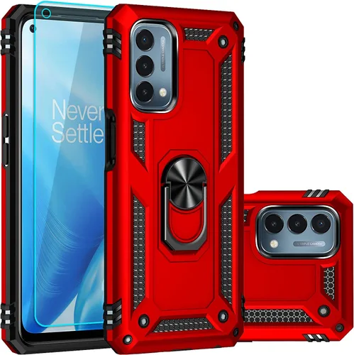 Miniatura 7 de Funda para OnePlus Nord N200 5G, con protector de pantalla, [grado militar] 16 pies, cubierta probada contra caídas con soporte magnético