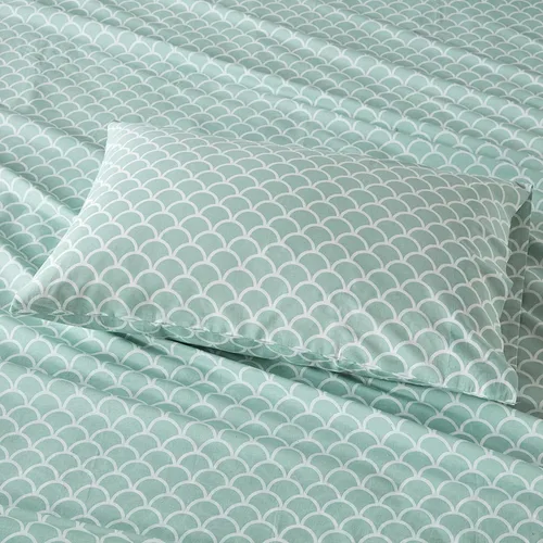 Miniatura 55 de Comfort Spaces Sábanas 100% algodón tamaño King, transpirables, naturalmente frescas, sábanas de algodón suave con bolsillo elástico de 14 pulgadas