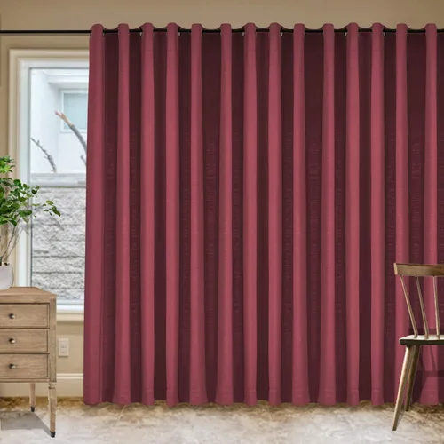 Miniatura 32 de Frelement Cortinas de lino de lino de bronce con ojales para interiores, tratamiento de ventanas para sala de estar, dormitorio, habitación