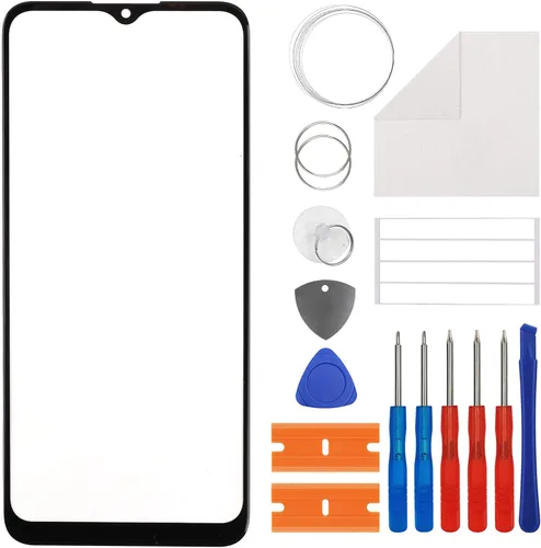Duotipa Panel frontal de vidrio para TCL 20 XE, reemplazo de pantalla de vidrio frontal para 5087Z 6.52 pulgadas con kit de herramientas de