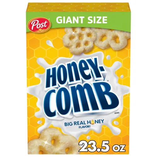 Miniatura 14 de Post Honeycomb - Cereal para el desayuno, sabor a miel grande, caja de 10 onzas