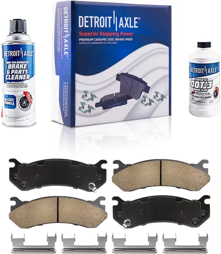 Miniatura 66 de Detroit Axle - Pastillas de Freno Delantero para Nissan Altima Maxima Sentra 350Z Cube Juke Versa INFINITI G20 G35 I30 I35 Suzuki SX4, Pastillas