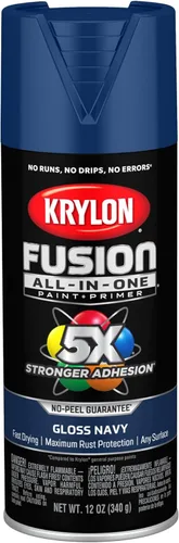 Miniatura 50 de Krylon Fusion - Pintura en aerosol adhesiva todo en uno para uso en interiores y exteriores, 12 onzas, aluminio Icy Grape