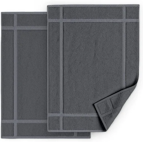 Miniatura 24 de Pearl Linens Paquete de 6 alfombrillas de baño 100% algodón de 20x30 pulgadas, suaves y absorbentes de secado rápido, juego de alfombrillas de baño