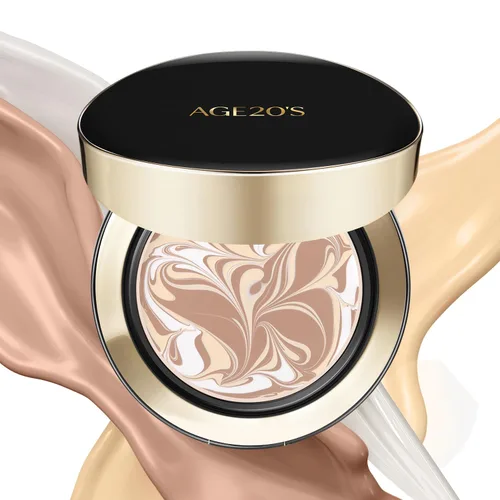 Miniatura 15 de AGE20'S Signature Essence Pact SPF 50+ Paquete de 1 13C PORCELANA Base en crema, acabado luminoso, cobertura natural Base cushion coreana