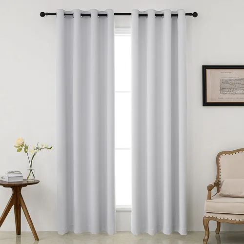 Miniatura 43 de Pickluc Cortinas Opacas Azul Marino para Sala de Estar, Cortinas Bloqueadoras de Luz con Ojales, Aislamiento Térmico, Reducción de Ruido, 52 Azul