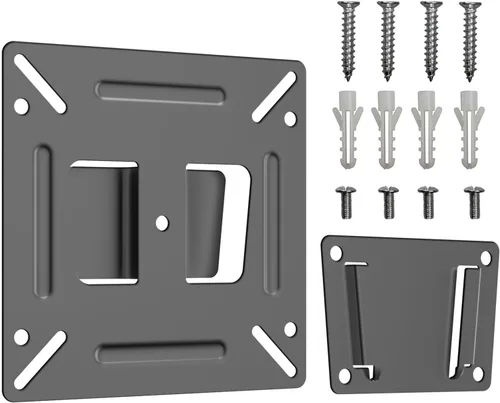 Soporte de pared para monitor para la mayoría de televisores de 14 a 24 pulgadas, soporte universal de pared para TV pequeño para caravana, soporte