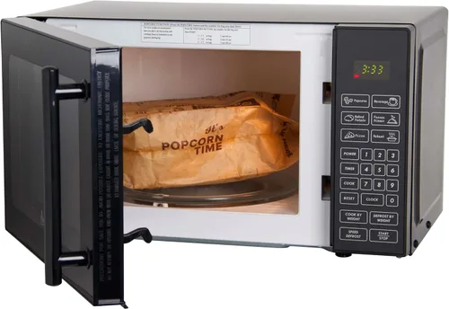 Miniatura 2 de Avanti MT81K1BH Horno microondas compacto de 700 vatios con 6 ajustes de cocción preestablecidos, descongelación de velocidad, panel de control