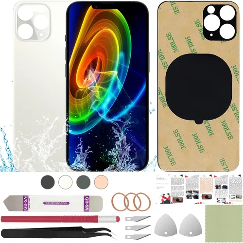 Miniatura 70 de Funda trasera de repuesto compatible con iPhone 8 de 4.7" + Herramientas profesionales (Gris espacial)