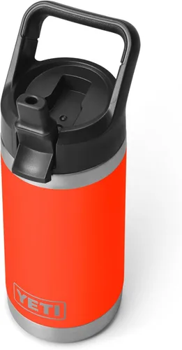 Miniatura 38 de YETI Rambler Jr. - Botella de 12 onzas para niños, con tapa con pajilla Rojo rescate