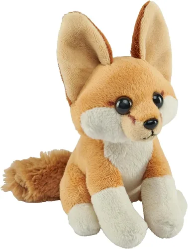 Wild Republic Pocketkins Eco Fennec Fox, animal de peluche, 5 pulgadas, juguete de peluche, hecho de materiales reciclados, respetuoso con el medio