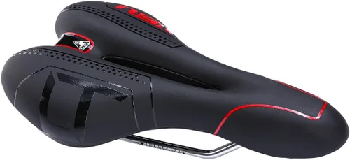 Miniatura 10 de ZHIQIU - Sillín cómodo para bicicleta de montaña o de carretera, para ciclismo exterior o interior.