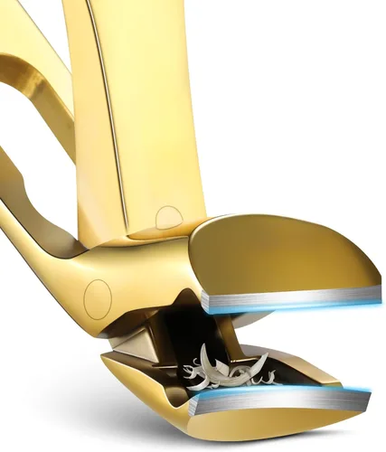 Miniatura 12 de FVION Cortaúñas angulares para uñas gruesas de los pies – Cortaúñas extra grandes para personas mayores, cortador de uñas de los pies resistente