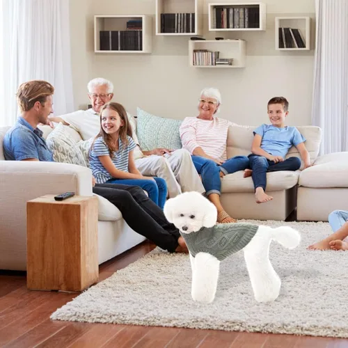 Miniatura 5 de BINGPET Suéter de Punto Térmico para Perros Pequeños, Medianos y Grandes, Abrigo de Invierno para Perros y Gatos, Conjuntos de Sudaderas Cálidas