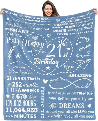 Miniatura 10 de Kesidilo Regalos para niñas de 14 años, manta de cumpleaños de 50 x 60 pulgadas, las mejores ideas de regalo para niñas de 14 años para cumpleaños
