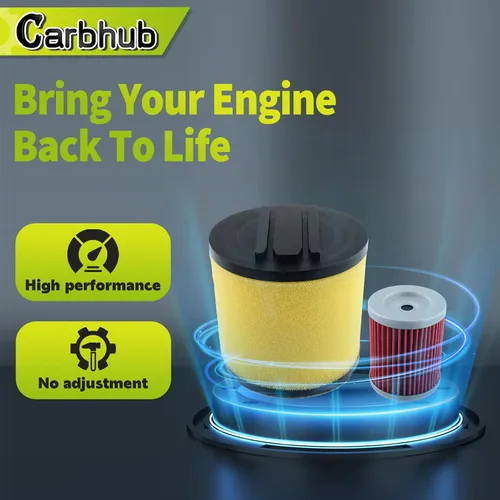 Miniatura 4 de Carbhub Kit de filtro de aceite de filtro de aire para Arctic Cat 250 2x4 4x4 Arctic Cat 300 2x4 4x4 Reemplazo para 0470-421, 0470-355