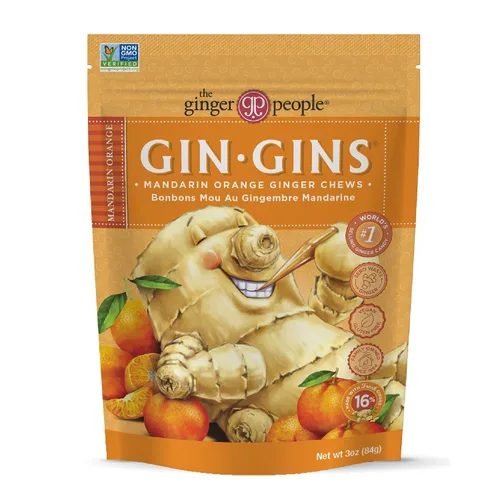 Miniatura 21 de GIN GINS - Caramelo duro de jengibre de doble fuerza – Caramelo 100% natural de The Ginger People – Golosinas saludables envueltas individualmente