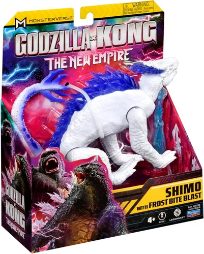 Miniatura 5 de Godzilla X Kong Monsterverse - Figura de acción de 3 pulgadas, serie básica, Shimo con explosión de mordedura de escarcha