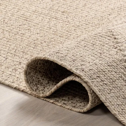 Miniatura 4 de nuLOOM Wynn Alfombra de Área Trenzada para Interiores/Exteriores, 3x5, Bronceado Wynn Tan