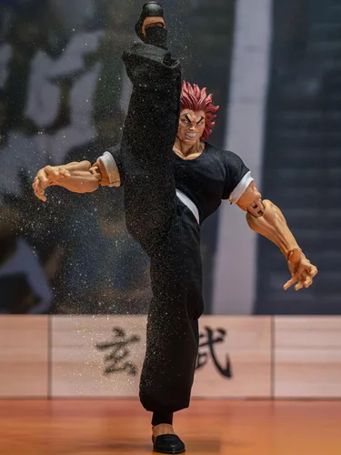 Miniatura 3 de QAHEART 2 figuras de acción de Hanma Yujiro, figura de anime, modelo de estatua de Yujiro, articulaciones, figuras de manga de dibujos animados