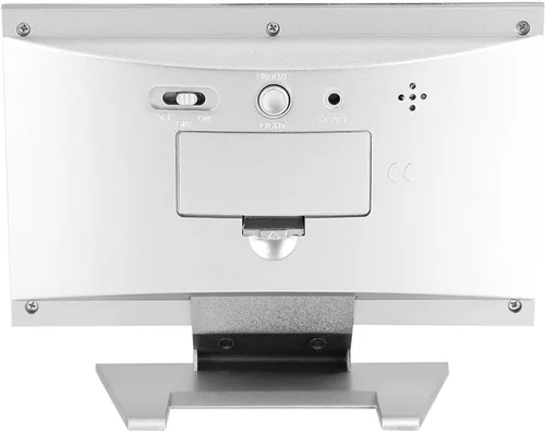 Miniatura 3 de Reloj digital, relojes para dormitorios, reloj digital de temperatura, cargador USB con sensor de sonido digital LCD, reloj despertador