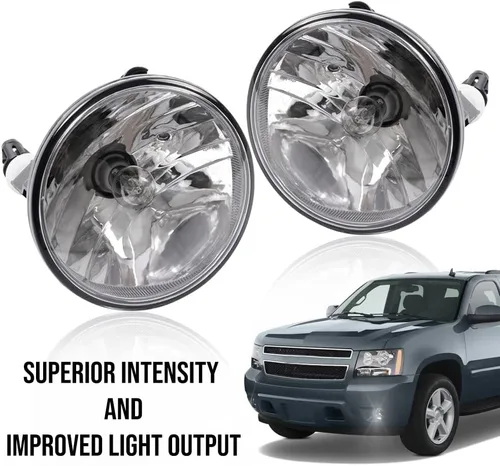 Miniatura 8 de CNNELL Luces antiniebla con bombilla compatibles con Chevy Avalanche 2007-2013, Chevy Suburban Tahoe 2007-2014, Chevy Camaro 10-13, GMC Yukon 07-14