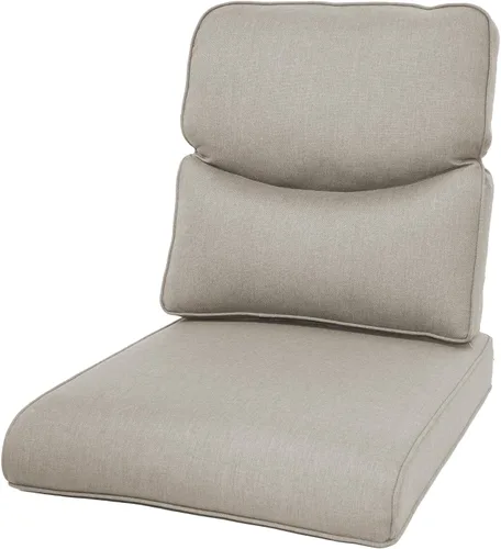 Miniatura 66 de Rilyson Cojines de patio para muebles de exterior, 22 x 24 pulgadas, respaldo alto y asiento profundo, cojín de exterior para sillas de patio, sofá