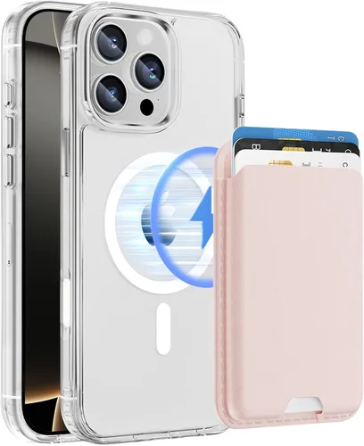 Miniatura 63 de Funda magnética para iPhone 12 Pro Max, cartera magnética desmontable con soporte para tarjetas, [compatible con MagSafe] grado militar, a prueba