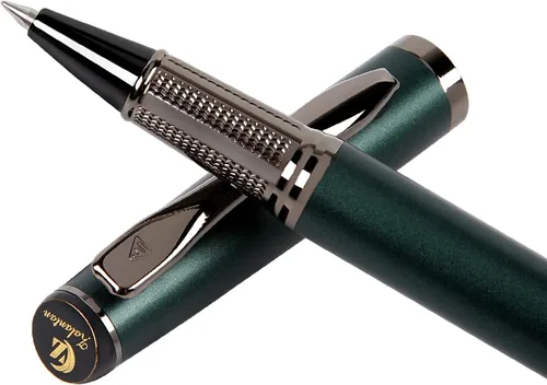 Miniatura 10 de Bolígrafo de tinta líquida con cuerpo de metal de lujo, diseño elegante y escritura suave, bolígrafo de regalo con estuche para hombres y mujeres, 2