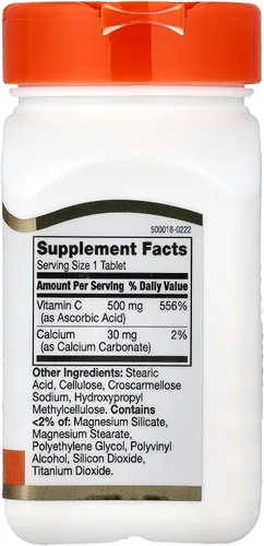 Miniatura 2 de 21st Century C 500 mg comprimidos, 110