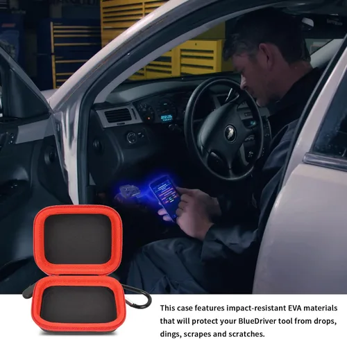 Miniatura 6 de Funda de transporte mini para coche y auto compatible con BlueDriver Bluetooth Pro OBDII OBD2 Herramienta de escaneo para monitor de iPhone