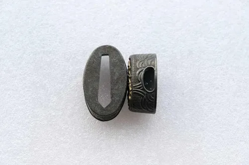 Miniatura 2 de Espada samurái japonesa KOSHIRAE – Aleación de Fuchi Kashira 01-44