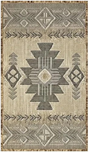 Miniatura 4 de YHSF South West - alfombra estilo nativo americano del suroeste C318 - fácil de limpiar, gruesa, suave, duradera, alfombra inspirada en tribus