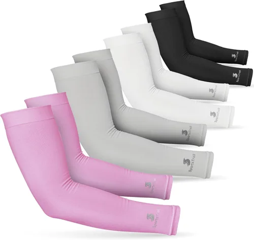 Miniatura 25 de SportsTrail Mangas Refrescantes para Brazos para Hombres y Mujeres – Transpirables, Protección Solar UV, Mangas Deportivas para Brazos para Mujeres