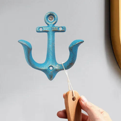 Miniatura 5 de Notakia Ganchos Decorativos de Pared Montados Antiguos Shabby Chic de Metal para Hogar Baño Toallas Abrigos Perchero, Ganchos de Pared de Hierro
