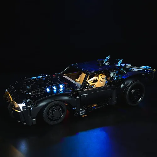 Miniatura 3 de Kyglaring Juego de luces LED compatibles con Lego Technic The Batman – Batmobile 42127 Kit de construcción – sin juego de Lego (versión clásica)