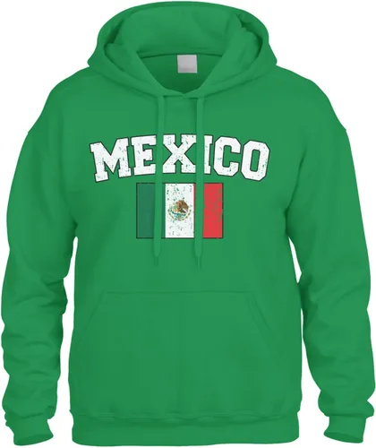 Miniatura 8 de Cybertela Sudadera con capucha con capucha y diseño de la bandera de México