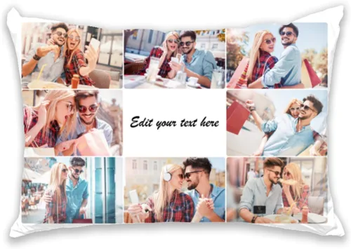 Miniatura 13 de EAQ Funda de almohada personalizada con imagen personalizada con su propio texto/imagen/logotipo