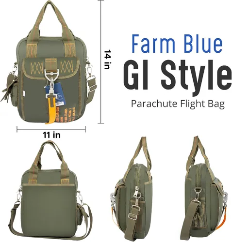 Miniatura 4 de Farm Blue Bolsa táctica de vuelo Bolsa para casco de piloto de paracaídas Estilo militar