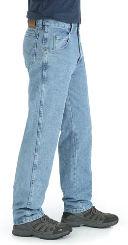 Miniatura 3 de Wrangler Pantalones vaqueros para hombre, con ajuste relajado, resistentes, largos y grandes