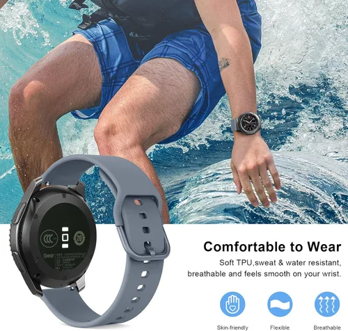Miniatura 3 de Meliya Correas para Coros Pace 3 / Apex 2 Pro/Apex Pro/Apex 1.811 in Smart Watch, 0.866 pulgadas, correa deportiva de TPU suave de 0.866 pulgadas