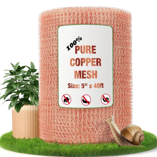 Miniatura 8 de Valchoose Tela de Malla de Alambre Mejorada para Rellenar Agujeros de 5" x 50 Pies, Bloqueador de Espacios de Acero Inoxidable Fácil de Trabajar