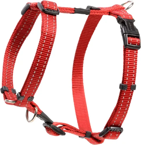 Miniatura 6 de Arnés reflectante ajustable para perros pequeños a medianos; collar y correa a juego disponibles, negro